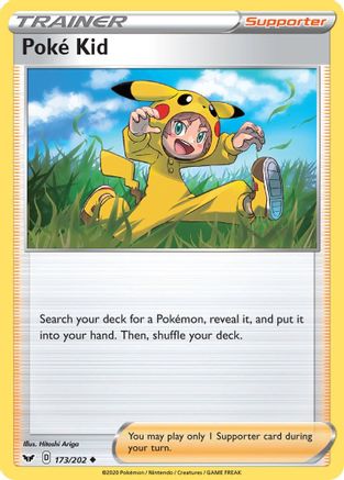 Poke Kid (173) [SWSH01: Sword & Shield Base Set] Reverse Holofoil - Deck Out Gaming