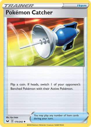 Pokemon Catcher (175) [SWSH01: Sword & Shield Base Set] Reverse Holofoil - Deck Out Gaming