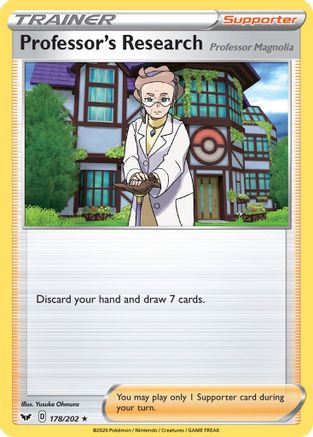 Professor's Research (178) [SWSH01: Sword & Shield Base Set] Reverse Holofoil - Deck Out Gaming