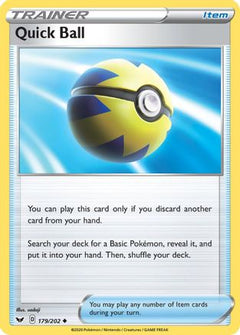 Quick Ball (179) [SWSH01: Sword & Shield Base Set] Reverse Holofoil - Deck Out Gaming