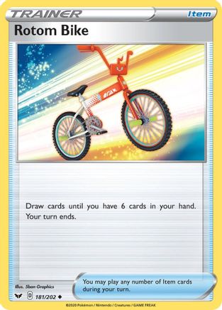 Rotom Bike (181) [SWSH01: Sword & Shield Base Set] Reverse Holofoil - Deck Out Gaming