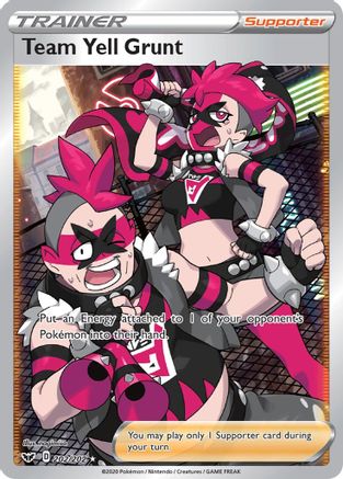 Team Yell Grunt (Full Art) (202) [SWSH01: Sword & Shield Base Set] Holofoil - Deck Out Gaming