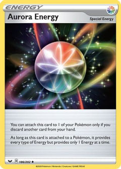 Aurora Energy (186) [SWSH01: Sword & Shield Base Set] Reverse Holofoil - Deck Out Gaming