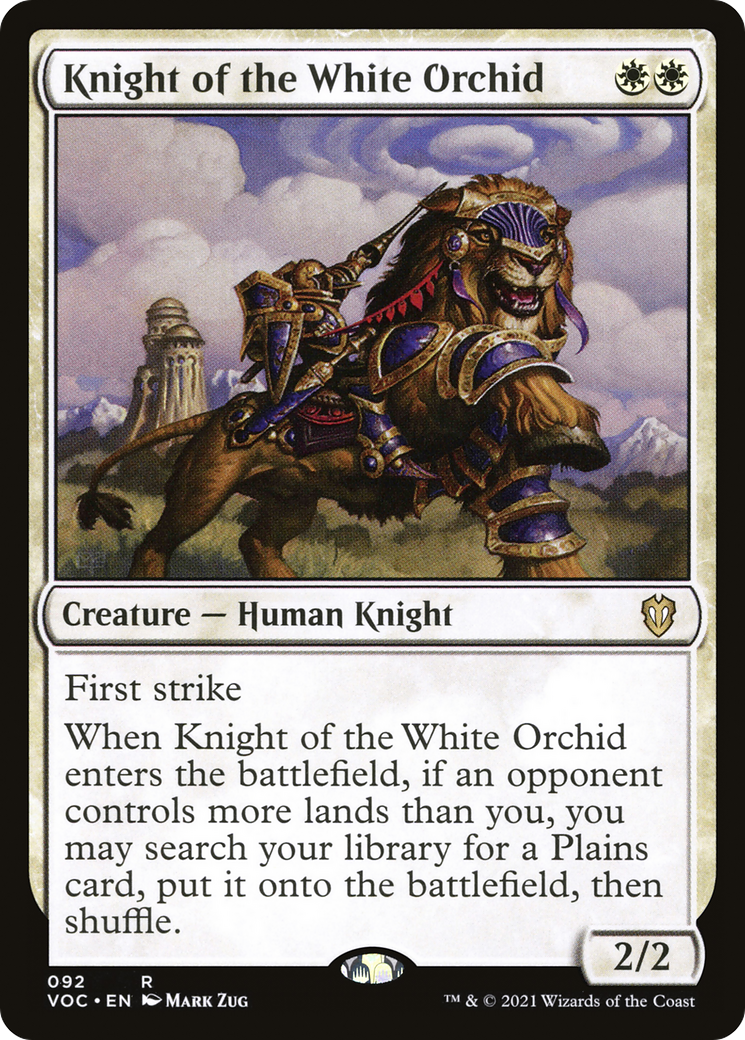 Knight of the White Orchid (92) [Commander: Innistrad: Crimson Vow] - Deck Out Gaming