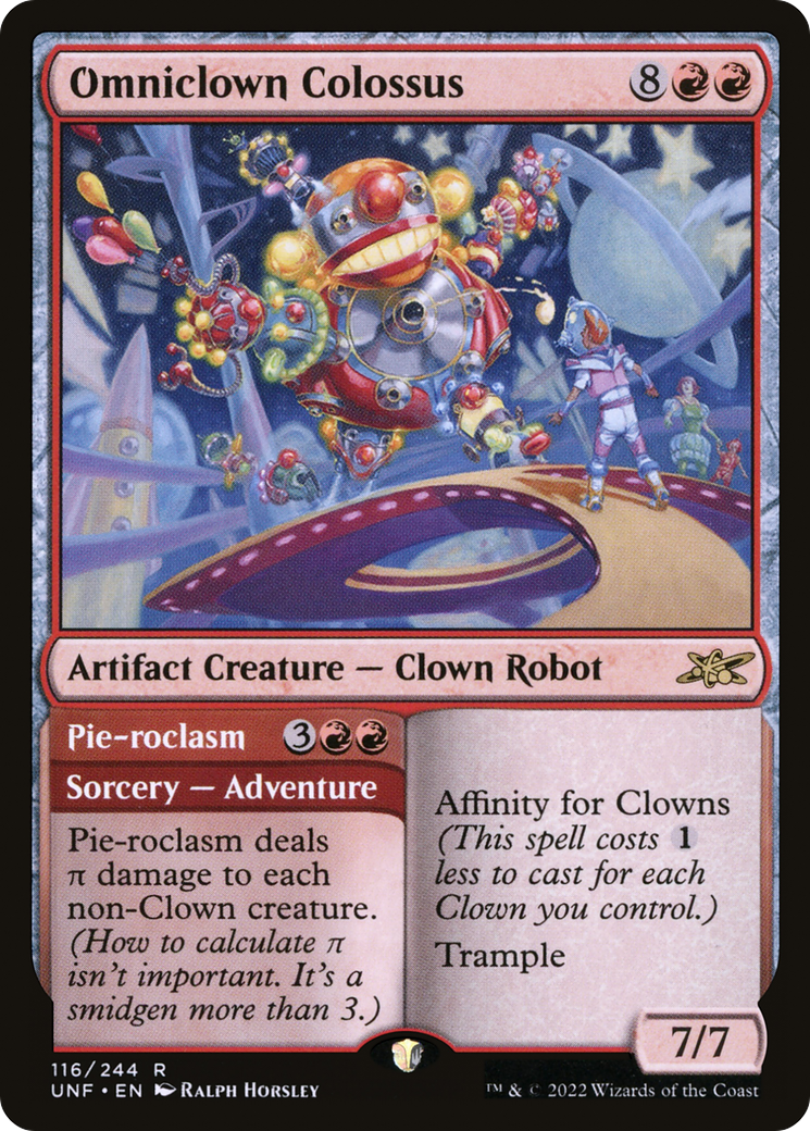 Omniclown Colossus (116) [Unfinity] - Deck Out Gaming