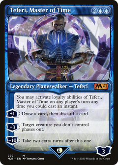 Teferi, Master of Time (Showcase) (292) (292) [Core Set 2021] - Deck Out Gaming