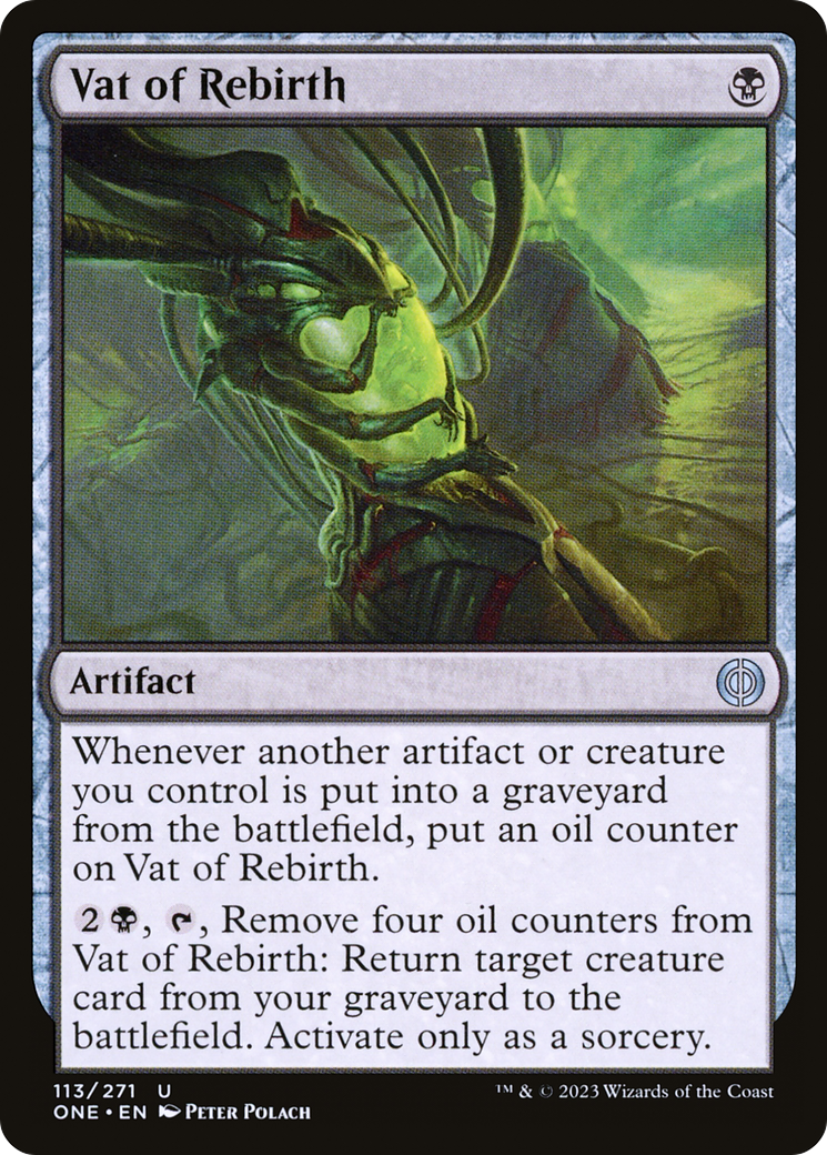 Vat of Rebirth (113) [Phyrexia: All Will Be One] foil - Deck Out Gaming