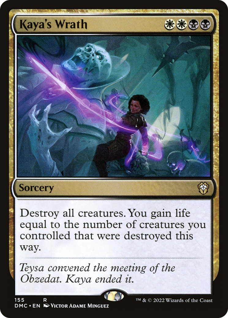 Kaya's Wrath (155) [Dominaria United Commander] - Deck Out Gaming
