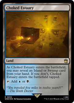 Choked Estuary (Surge Foil) (852) [Doctor Who] foil - Deck Out Gaming