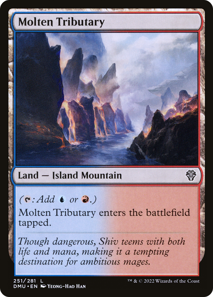 Molten Tributary (251) [Dominaria United] foil - Deck Out Gaming