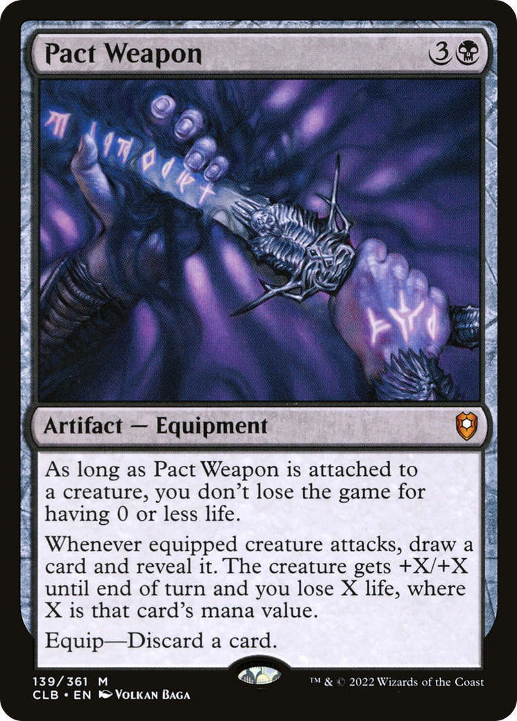 Pact Weapon (139) [Commander Legends: Battle for Baldur's Gate] foil - Deck Out Gaming