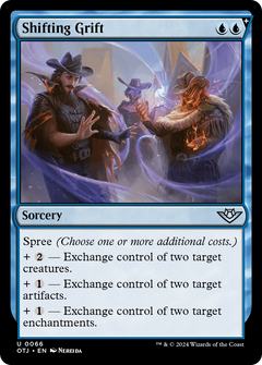 Shifting Grift (66) [Outlaws of Thunder Junction] foil - Deck Out Gaming