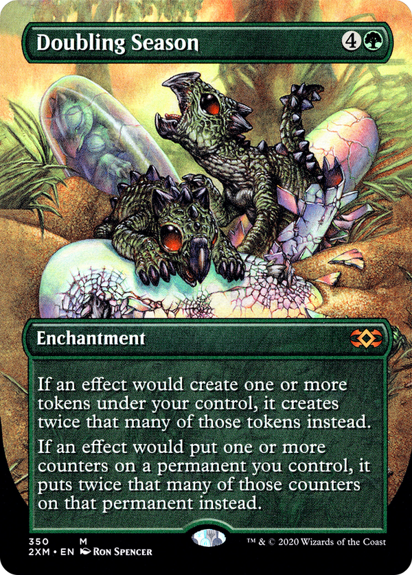 Doubling Season (Borderless) (350) [Double Masters] - Deck Out Gaming
