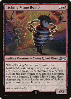 Ticking Mime Bomb (Galaxy Foil) (410) [Unfinity] foil - Deck Out Gaming