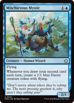 Mischievous Mystic (47) [Foundations] foil - Deck Out Gaming