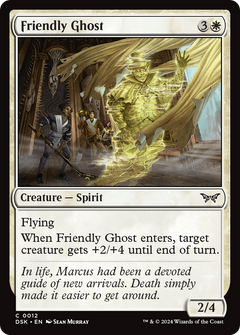 Friendly Ghost (12) [Duskmourn: House of Horror] foil - Deck Out Gaming
