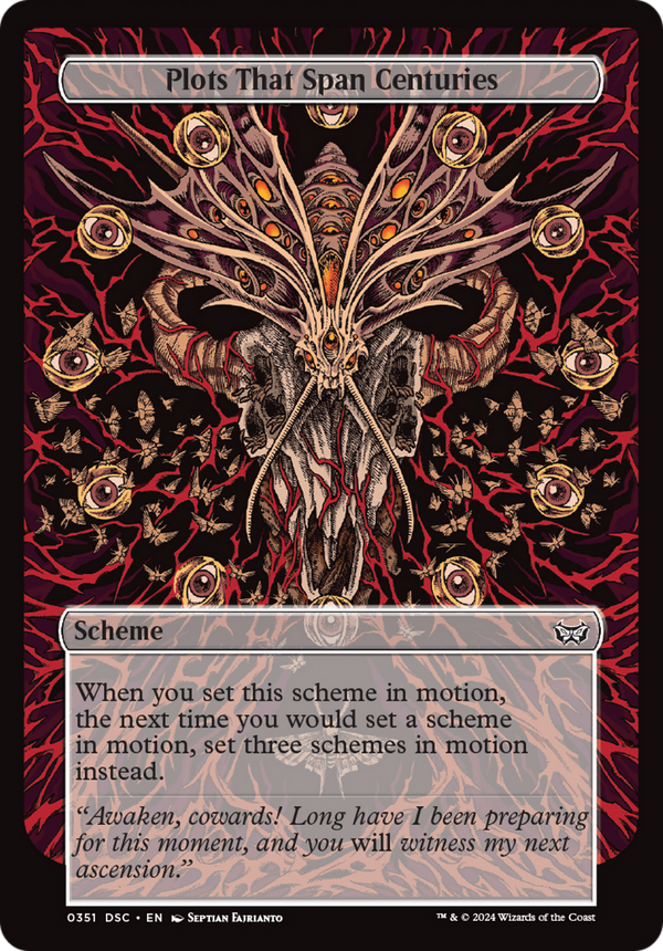 Plots That Span Centuries (Full Art) (351) [Duskmourn: House of Horror Commander] - Deck Out Gaming