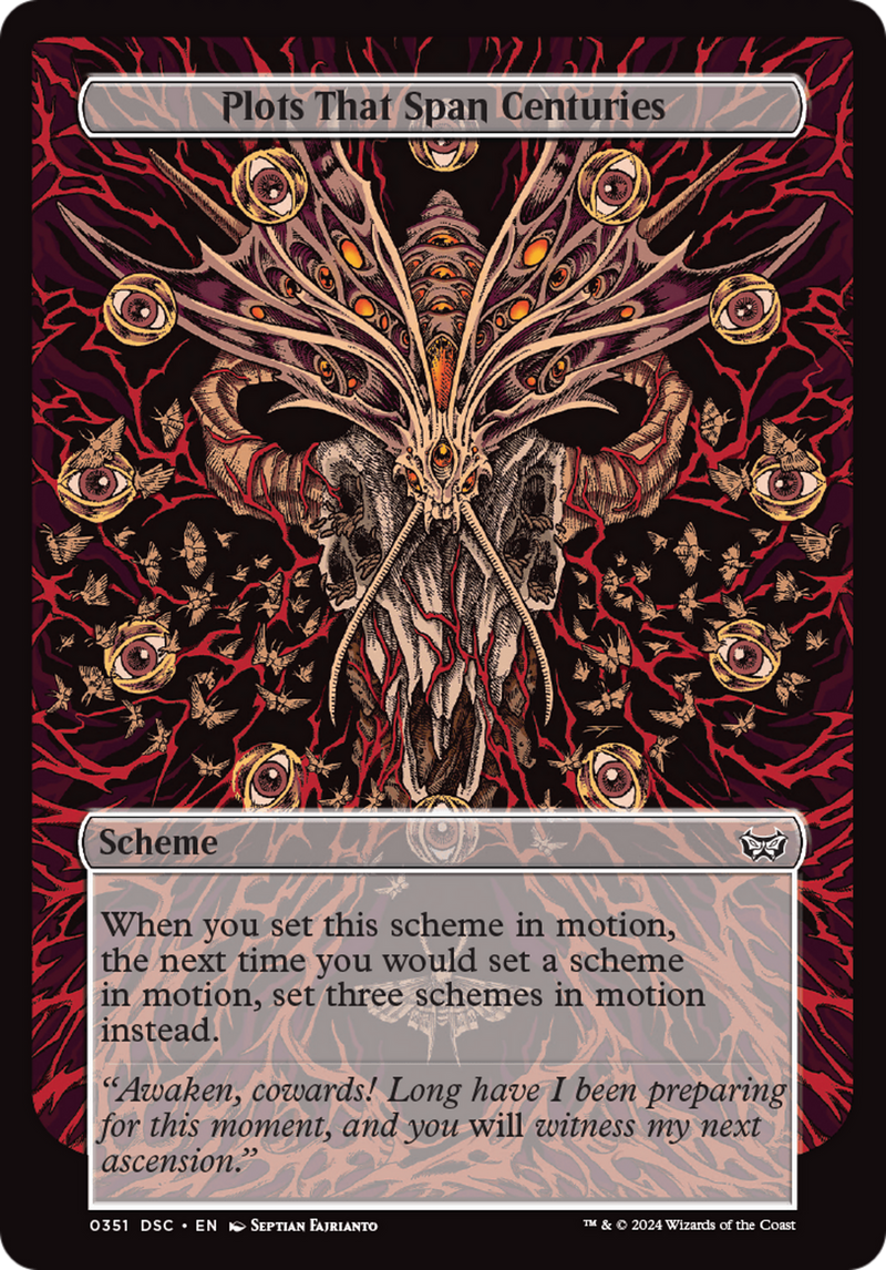 Plots That Span Centuries (Full Art) (351) [Duskmourn: House of Horror Commander] - Deck Out Gaming