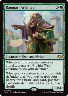 Rampart Architect (47) [Commander: Tarkir: Dragonstorm] - Deck Out Gaming