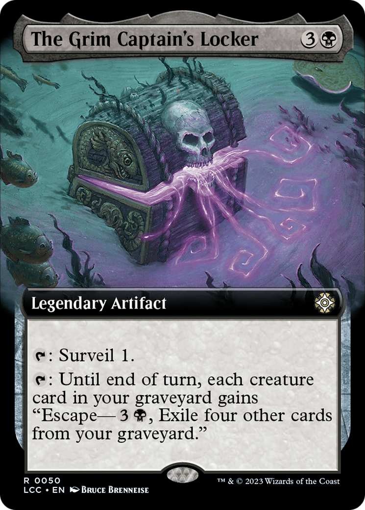 The Grim Captain's Locker (Extended Art) (50) [The Lost Caverns of Ixalan Commander] - Deck Out Gaming