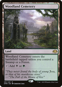 Woodland Cemetery (261) [Dominaria Remastered] - Deck Out Gaming