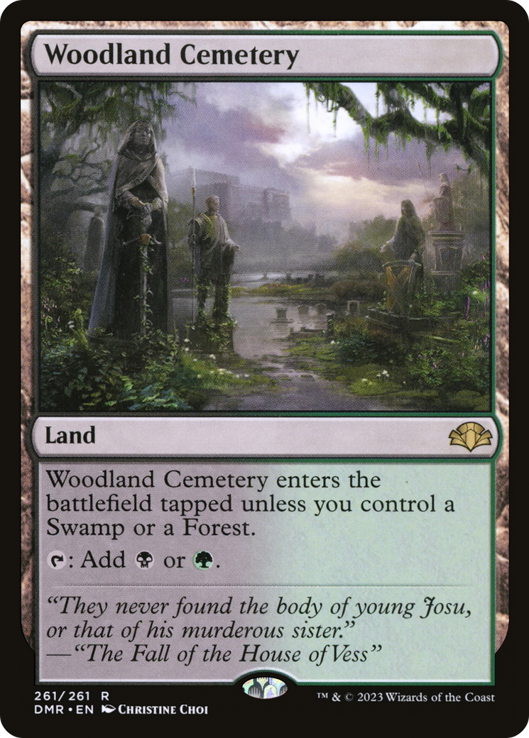 Woodland Cemetery (261) [Dominaria Remastered] foil - Deck Out Gaming