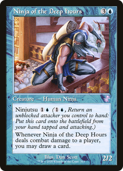Ninja of the Deep Hours (313) [Time Spiral Remastered] foil - Deck Out Gaming