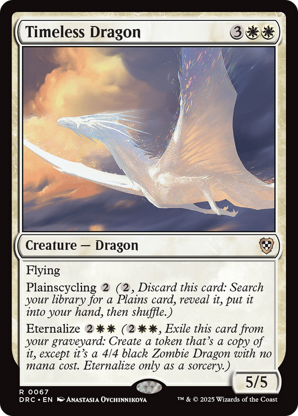 Timeless Dragon (67) [Commander: Aetherdrift] - Deck Out Gaming