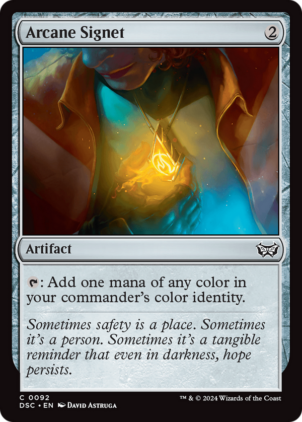 Arcane Signet (92) [Duskmourn: House of Horror Commander] - Deck Out Gaming