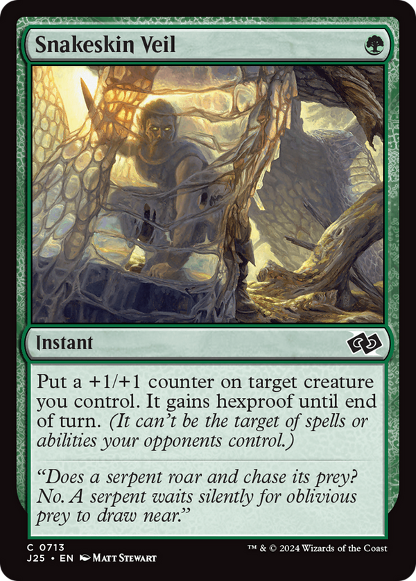 Snakeskin Veil (713) [Foundations Jumpstart] - Deck Out Gaming