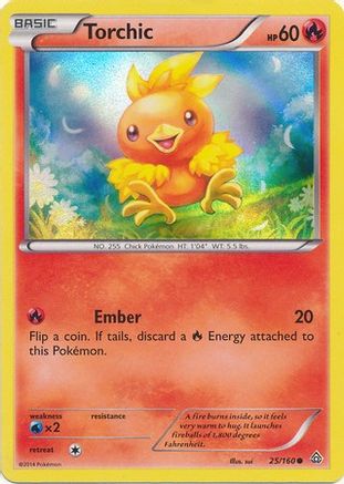Torchic - 25/160 (Sheen Holo) (25) [Miscellaneous Cards & Products] Holofoil - Deck Out Gaming