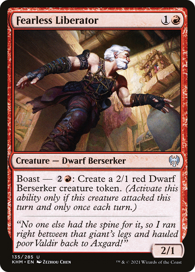 Fearless Liberator (135) [Kaldheim] - Deck Out Gaming