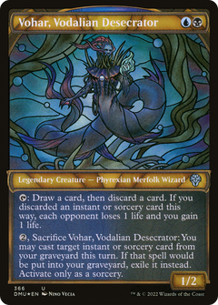 Vohar, Vodalian Desecrator (Textured Foil) (366) [Dominaria United] foil - Deck Out Gaming