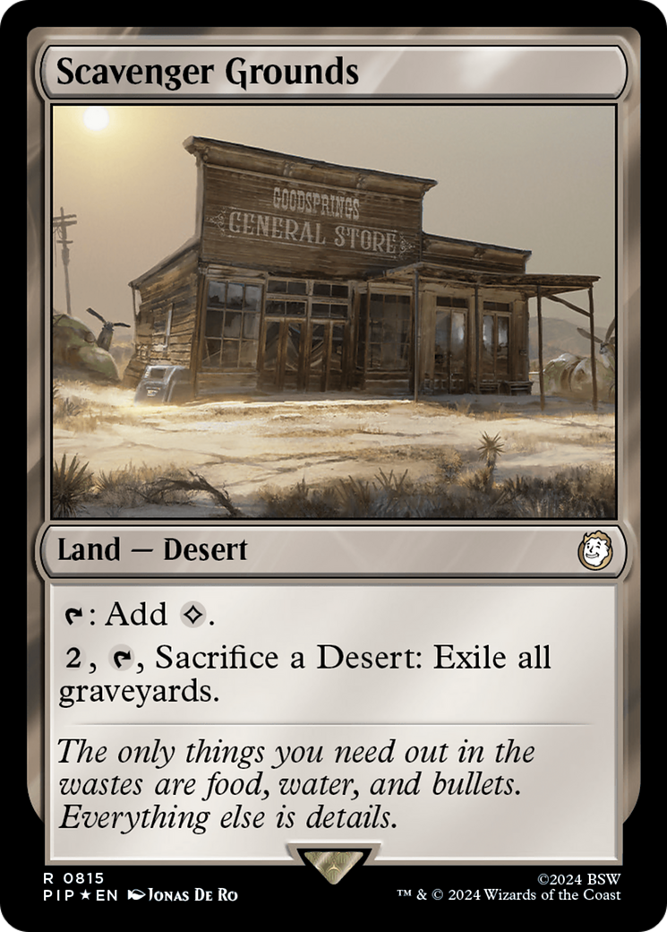 Scavenger Grounds (Surge Foil) (815) [Fallout] foil - Deck Out Gaming