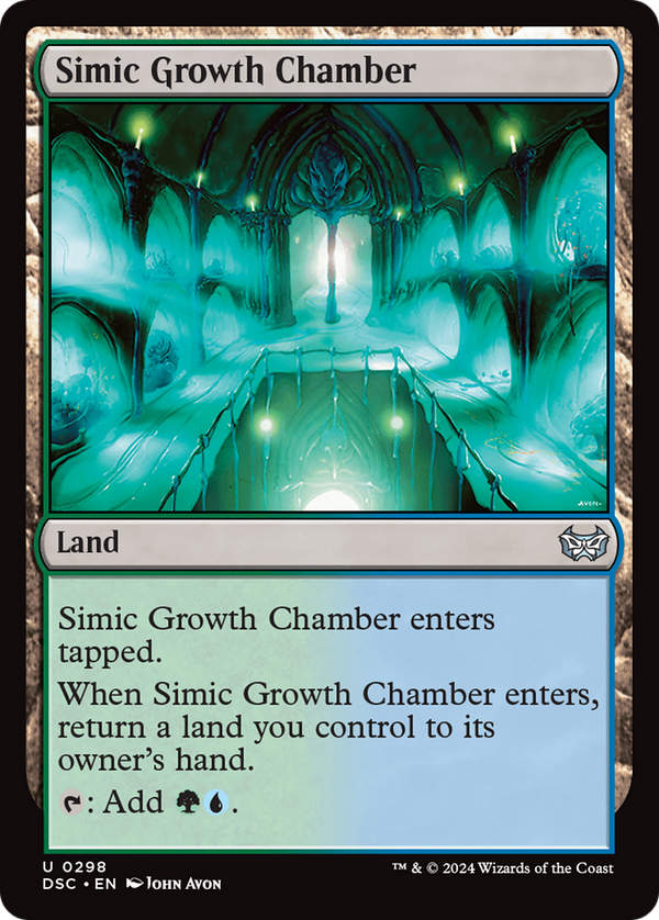 Simic Growth Chamber (298) [Duskmourn: House of Horror Commander] - Deck Out Gaming