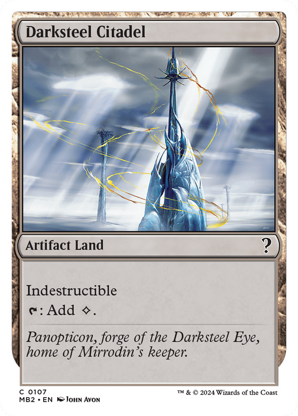 Darksteel Citadel (White Border) (107) [Mystery Booster 2] - Deck Out Gaming