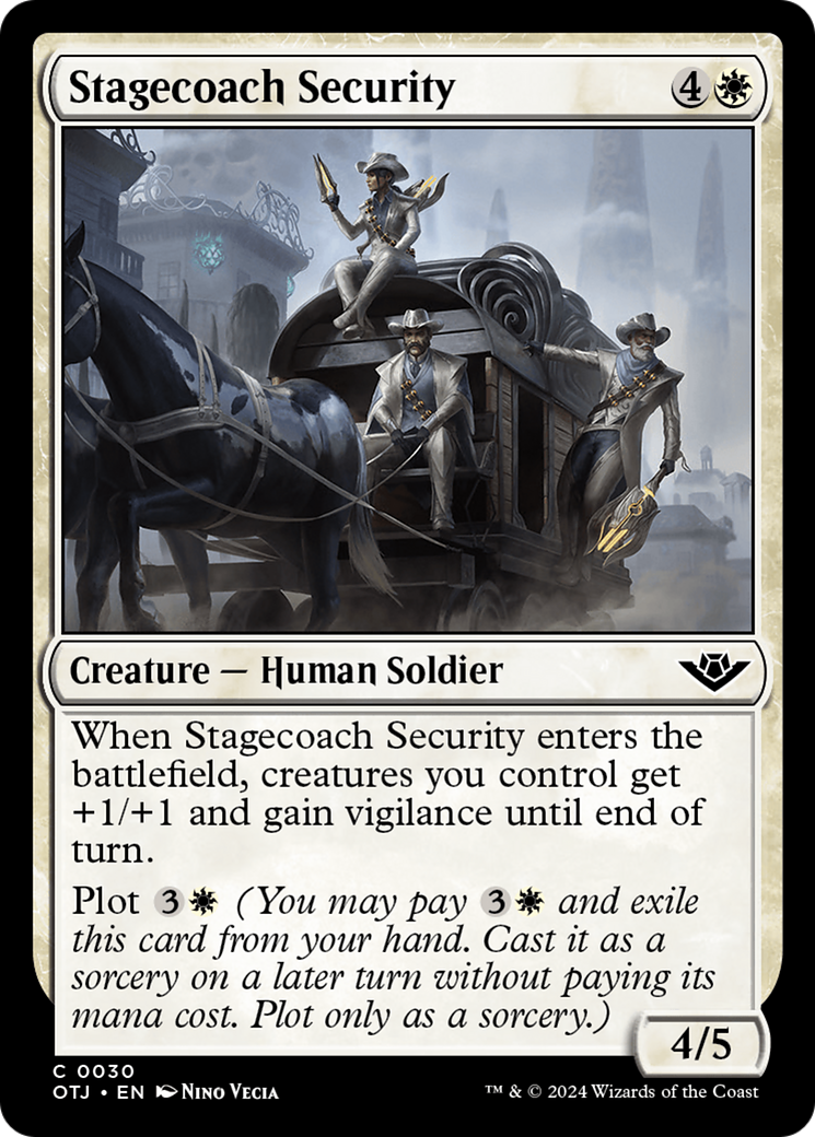Stagecoach Security (30) [Outlaws of Thunder Junction] - Deck Out Gaming