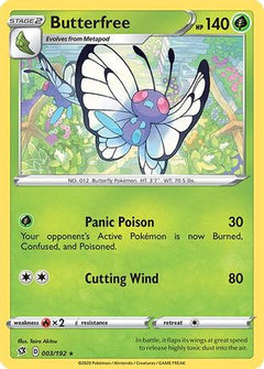 Butterfree (3) [SWSH02: Rebel Clash] Holofoil - Deck Out Gaming