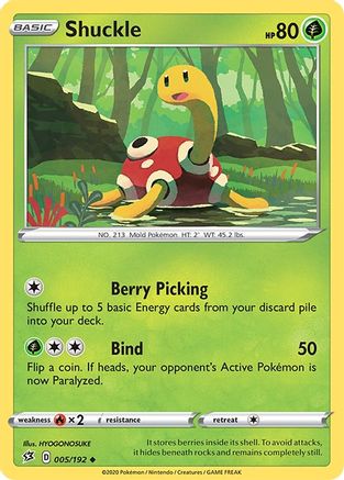 Shuckle (5) [SWSH02: Rebel Clash] Reverse Holofoil - Deck Out Gaming