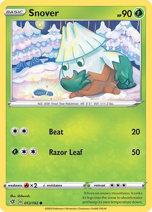 Snover (12) [SWSH02: Rebel Clash] Reverse Holofoil - Deck Out Gaming