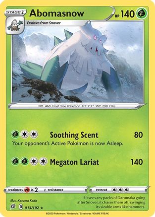 Abomasnow (13) [SWSH02: Rebel Clash] Reverse Holofoil - Deck Out Gaming