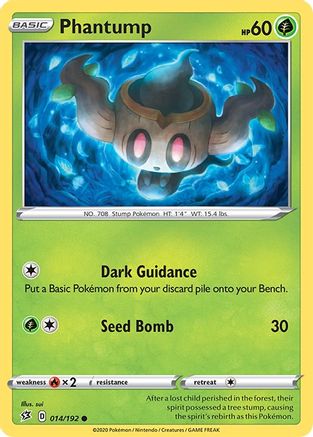 Phantump (14) [SWSH02: Rebel Clash] Reverse Holofoil - Deck Out Gaming