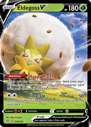 Eldegoss V (19) [SWSH02: Rebel Clash] Holofoil - Deck Out Gaming