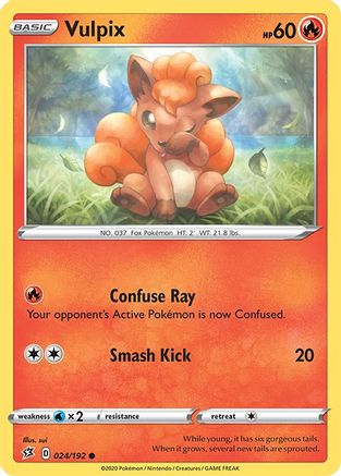Vulpix (24) [SWSH02: Rebel Clash] Reverse Holofoil - Deck Out Gaming