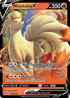 Ninetales V (26) [SWSH02: Rebel Clash] Holofoil - Deck Out Gaming