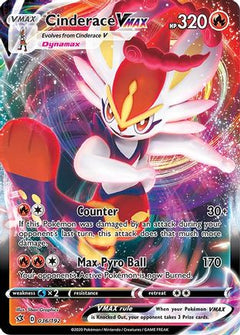 Cinderace VMAX (36) [SWSH02: Rebel Clash] Holofoil - Deck Out Gaming