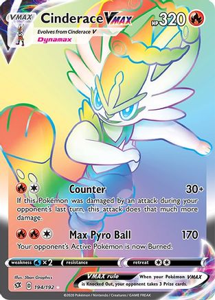Cinderace VMAX (Secret) (194) [SWSH02: Rebel Clash] Holofoil - Deck Out Gaming