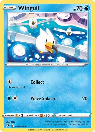 Wingull (41) [SWSH02: Rebel Clash] Reverse Holofoil - Deck Out Gaming