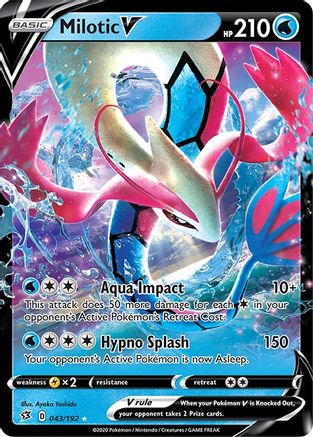 Milotic V (43) [SWSH02: Rebel Clash] Holofoil - Deck Out Gaming