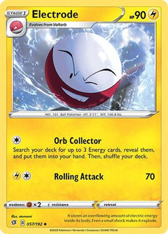 Electrode (57) [SWSH02: Rebel Clash] Reverse Holofoil - Deck Out Gaming